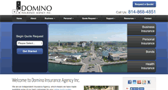 Desktop Screenshot of domino-insurance.com