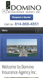 Mobile Screenshot of domino-insurance.com